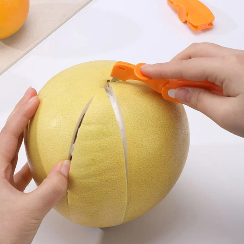 Orange Peeler Stripper Orange Device Peeling Knife Multifunctional Grapefruit Lemon Cutter Kitchen Fruit Vegetable Tools orange peeler