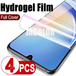 4PCS Hydrogel Water Gel Screen Protector Film - 4 Pieces (For Samsung A34)