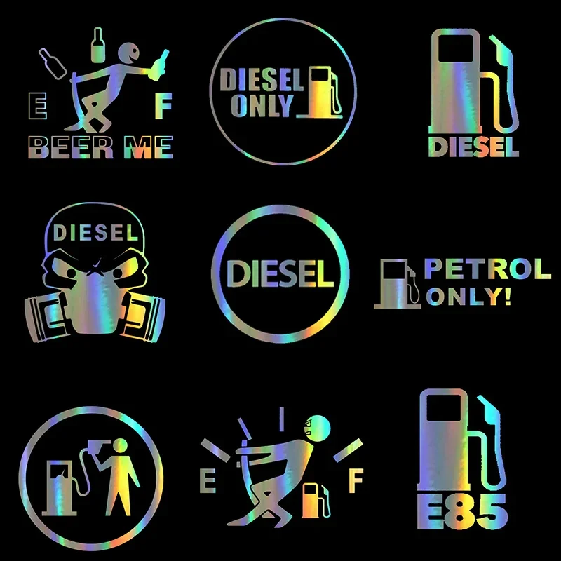 

Car Stickers DIESEL ONLY DIESEL Fuel Stickers and Decals Funny Car Styling Ideas Waterproof Sunscreen PVC 15CM