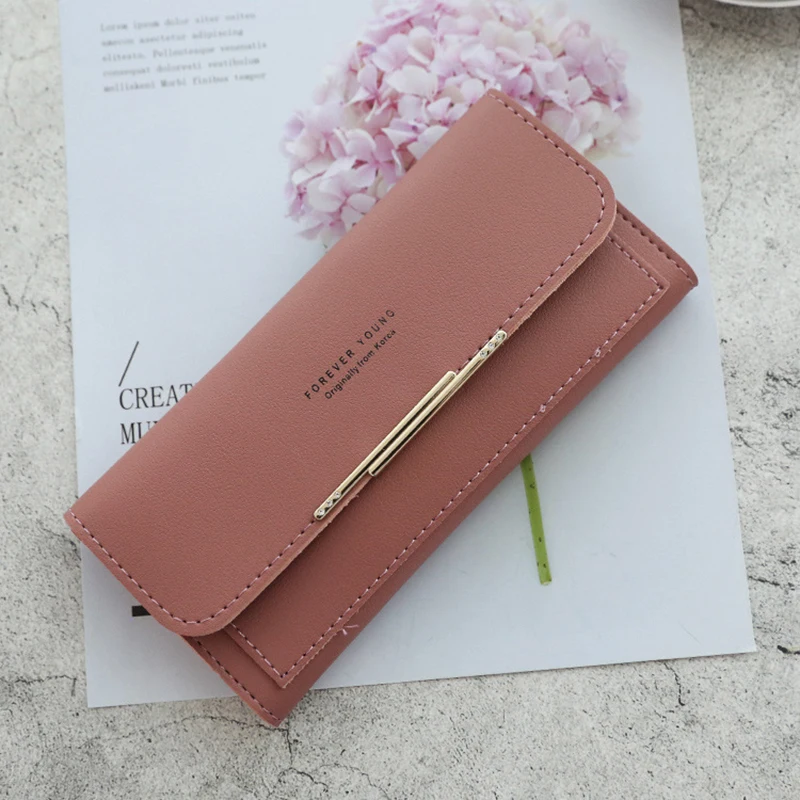2024 Fashion Wallet Women's Purse Wallet Card Holder Female Clutch Long Purse Multi-card Holder Luxury Designer Lady Coin Purses 2