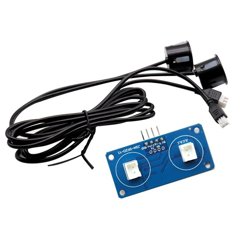 

Ultrasonic Ranging Module Waterproof Dual Probe Ranging JSN-SR04T With Cable Blind Zone Robot Obstacle Avoidance Module