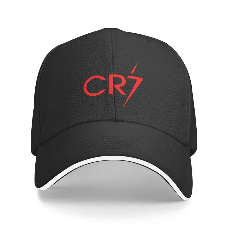 Personalized Red CR7 Football Baseball Cap Outdoor Women Men's Adjustable Ronaldos Soccer Dad Hat Summer 1