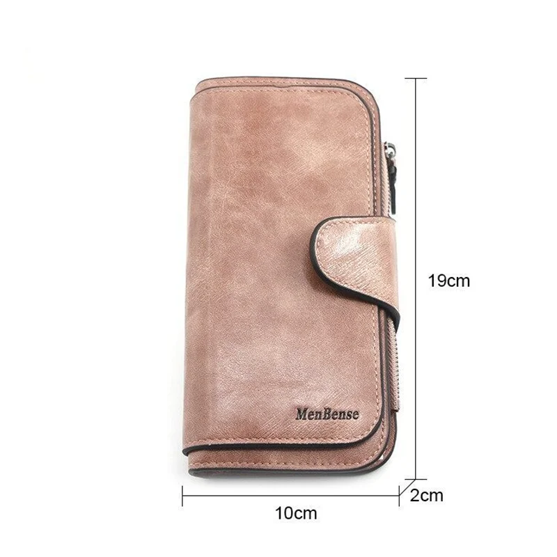 Fashion  Wallet Woman Long Clutch PU Leather Hand Bag Large Capacity Card Holder Zipper Coin Purse Money Bag for Ladies 6