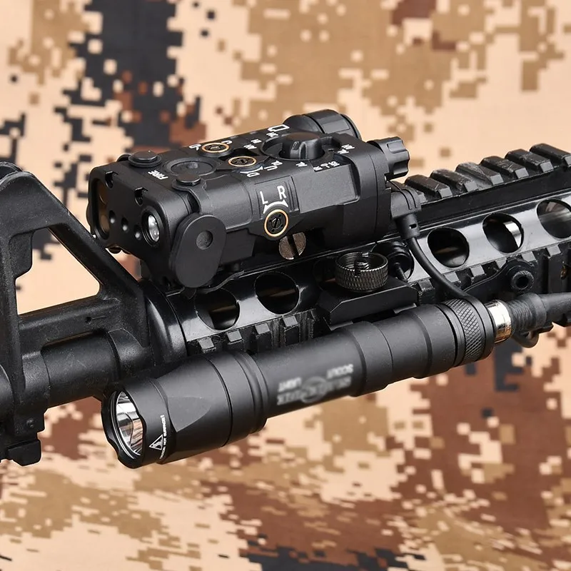 

Tactical Metal NGAL IR Aiming Surefir M300A M600C Flashlight AXON Dual Function Swtich Airsoft Rifle Weapon NGAL Laser Sight