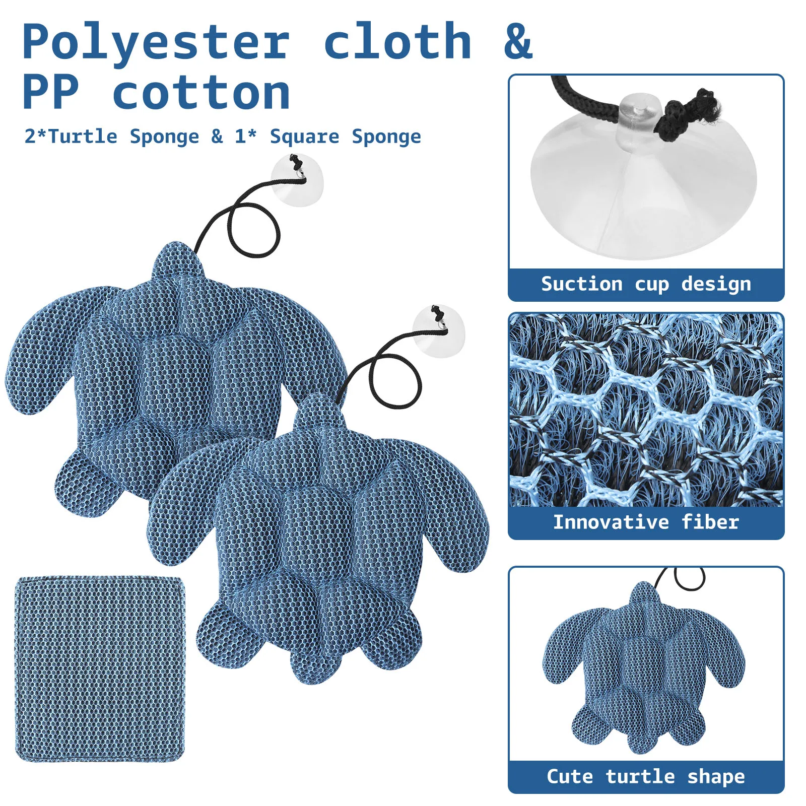 2/3Pcs Turtle Shape Hot Tub Scum Absorber Reusable Spa Oil Absorbing Sponge Floating Scum Ball for Jacuzzi and Bathroom Cleaning