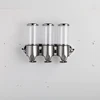 Bathroom Liquid Soap Dispenser Single/double/triple Wall Mount Soap Shampoo Gel Shower Liquid Container for Bathroom Accessories 4