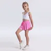 Children Shorts Girls Flowy Butterfly Shorts Athletic 2 in 1 Running Skirts Short Cheer Tennis Dance Preppy Kids Clothes 5-12Y 5