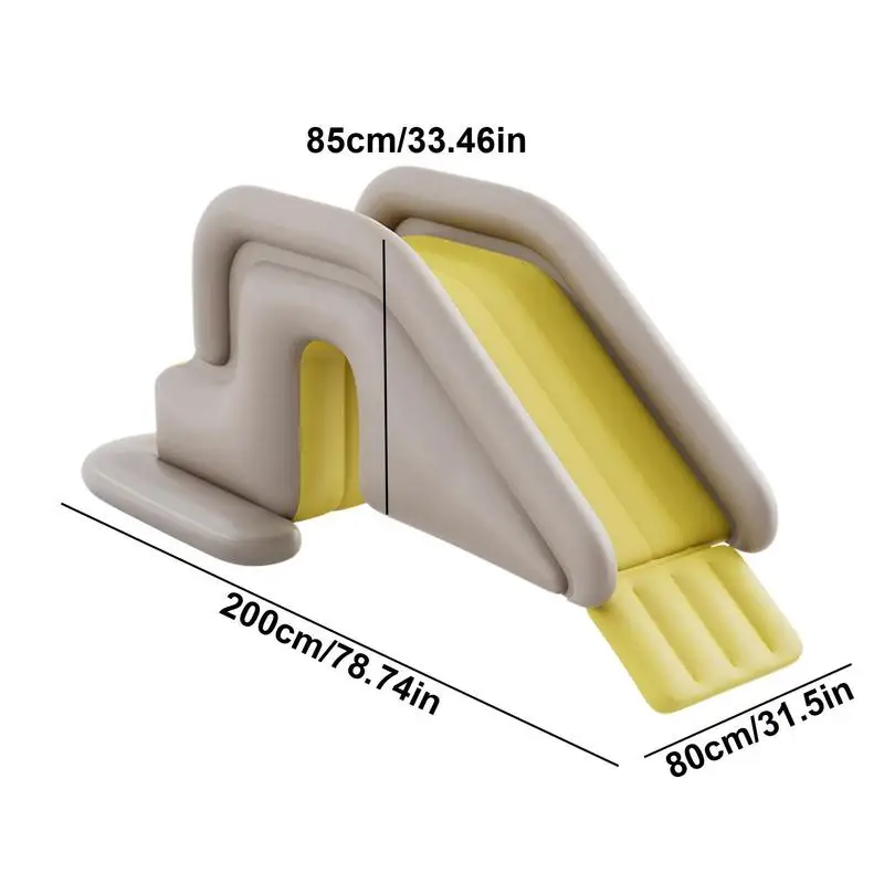 Kids Inflatable Water Slide Wider Steps Swimming Pool Supplies Bouncer Castle Summer Water Play Toys for Children 6