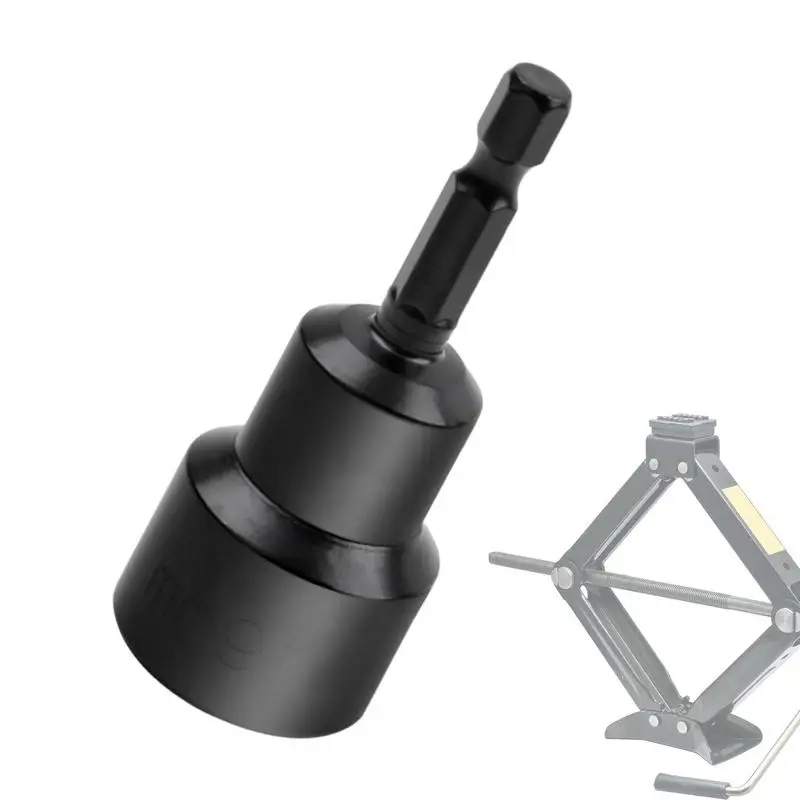 

RV Leveling Scissor Jack Socket Drill Adapter Strong Magnets Scissor Socket Secure Grip Leveling Wrench rapid up down car Jack