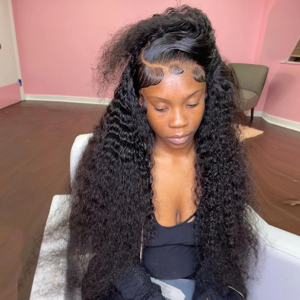 

Deep Wave Hd Frontal Wig 13x6 Hd Lace 30 Inch Curly Lace Front Human Hair Wigs For Women Water Wave Wet And Wavy Lace Front Wig