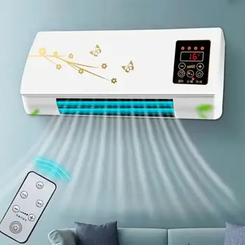 Wall Mounted Air Conditioner Mini Cooling and Heating Air Conditioner With Timer And Cold/Heat Easy Control And Heat AC Unit 1