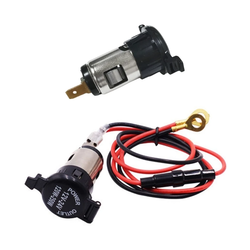 

Cigarette Socket Replacement 12V-24V Power Outlet with Waterproof
