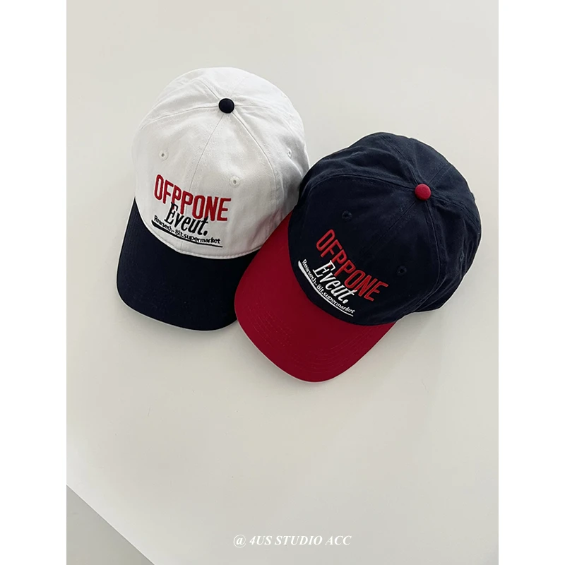 

Embroidered Alphabet Peaked Cap Women's Spring and Summer Korean Style Soft Top Casual Street Fashion Brand Retro Baseball Cap