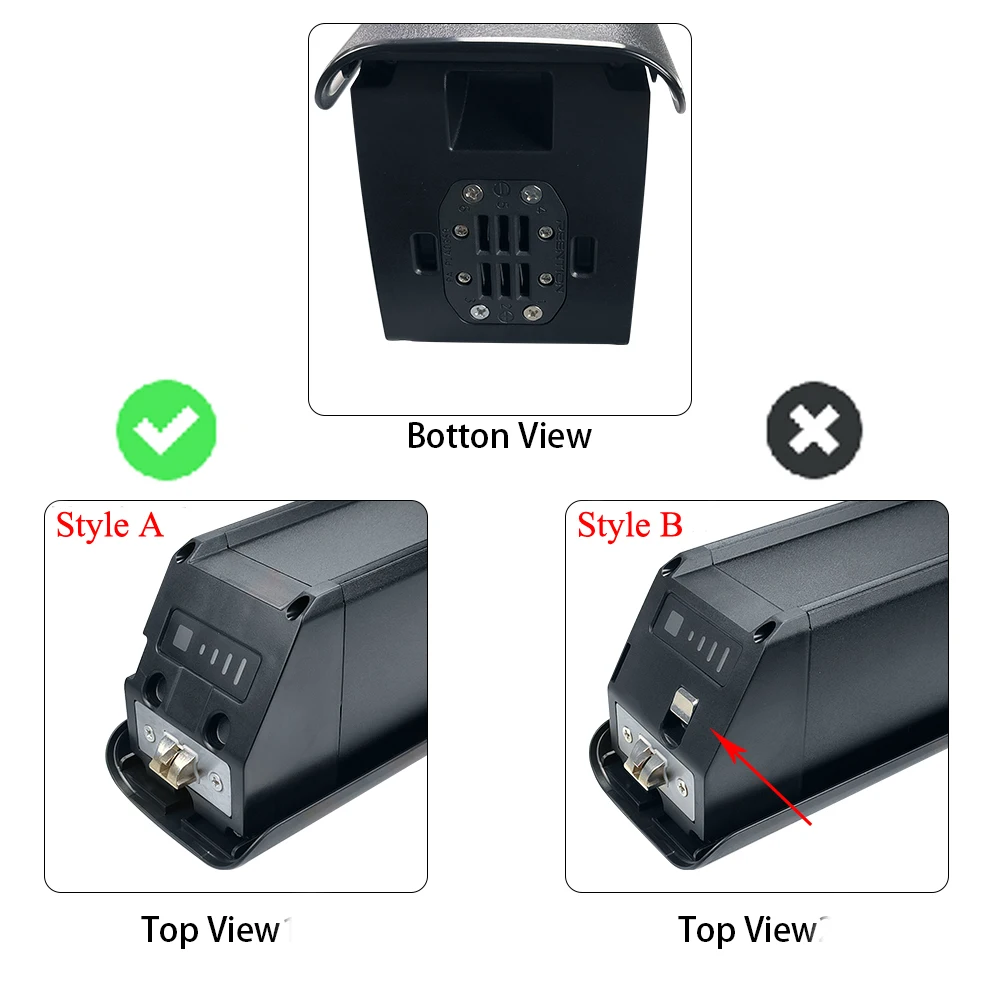 Himo C26 Electric Bike Battery Pack 48V 14Ah 672Wh Snapcycle R1 Electric Bicycle Frame Integrated Batteries Charger