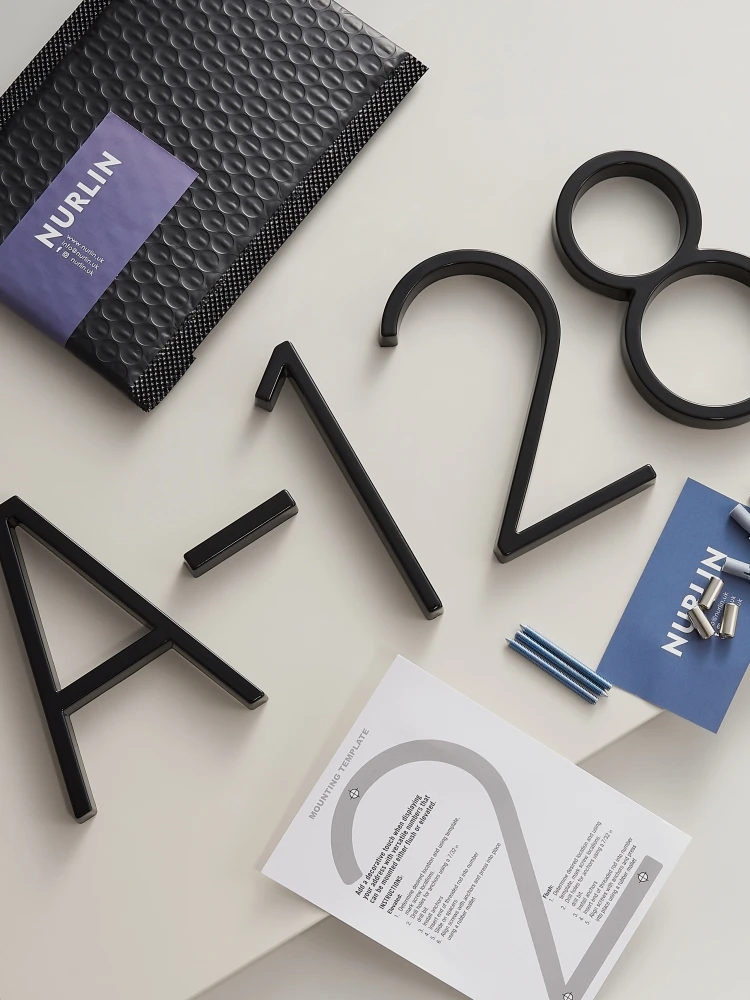 Nurlin Luxury House Numbers 4