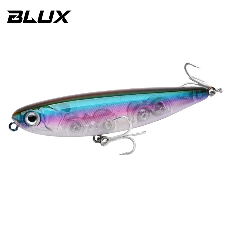 BLUX NATRIX Topwater Pencil Surface Walker Fishing Lure - Artificial Saltwater Bass Hard Bait Tackle