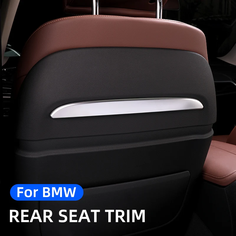 For BMW X5 G05 X6 G06 X7 G07 G32 6GT Interior Trim Frame Car Rear Seat Panel Cover Trims Sticker Decoration Strips Accessories