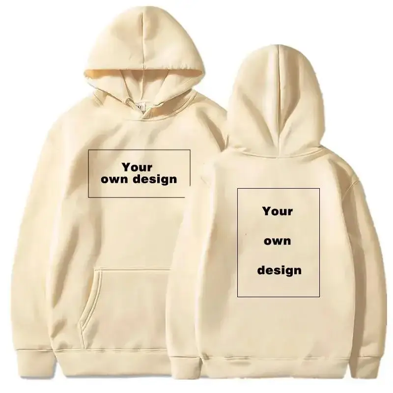 thumbnail image 1 of Sudadera con capucha personalizada con logotipo personalizado, sudadera cálida y cómoda de otoño, unisex, informal, con texto impreso personalizado, moda DIY, 1 of 5