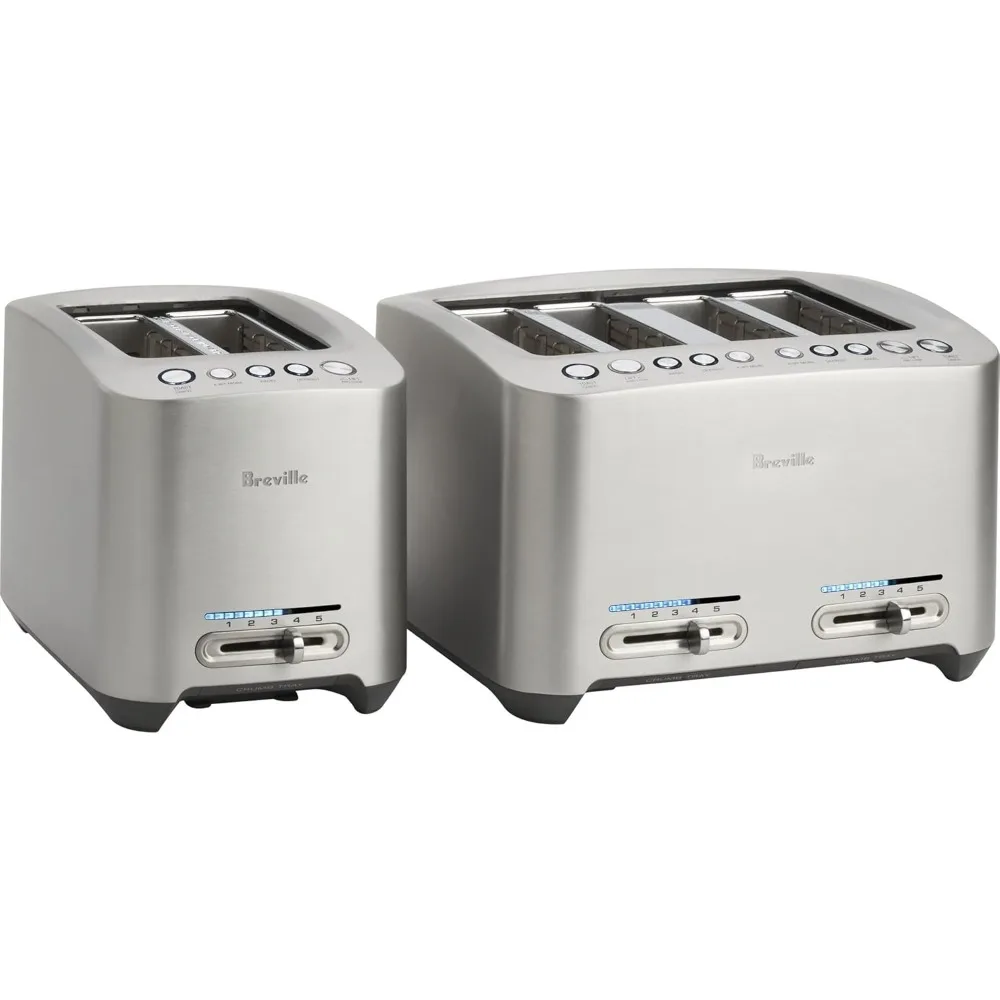 Die-Cast Smart Toaster 4 Slice BTA840XL, Brushed Stainless Steel 2