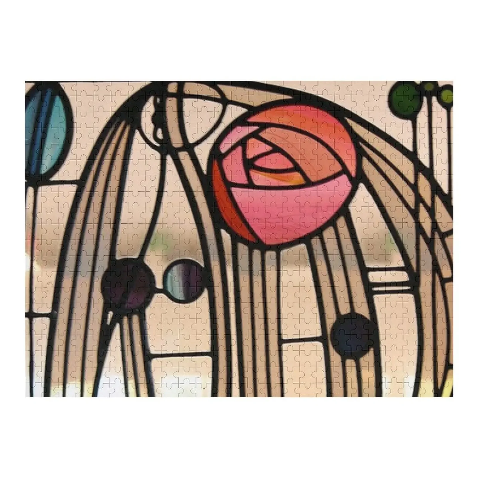 Window - Charles Rennie Mackintosh Jigsaw Puzzle Personalized Customized Toys For Kids Jigsaw Pieces Adults Puzzle charles rennie mackintosh roses and teardrops no 07 shower curtain bathroom and shower curtain bathroom deco