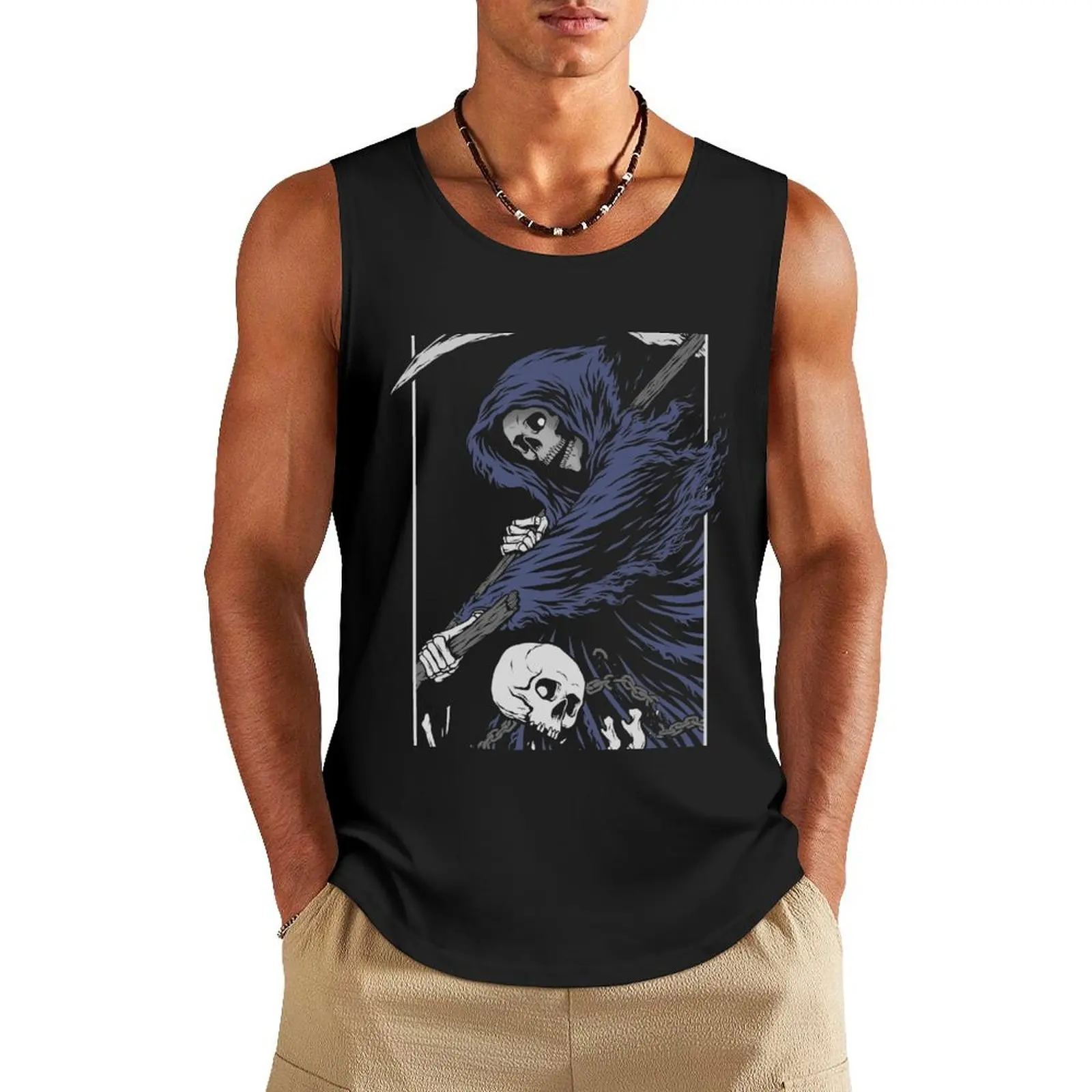 

Reaper Tank Top Male vest summer Sports clothing