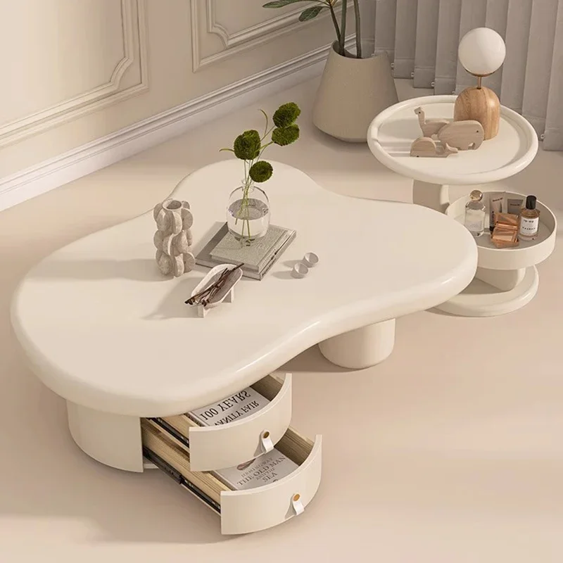 Tavolino da caffè moderno di bellezza salvaspazio Tavolini da caffè unici europei Glamour Exquisite Mesa De Centro Sala Mobili per la casa - immagine 2