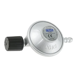 1LB Disposal Bottle Valve Adjustable Flow Low Pressure Propane Regulator 8mm Barb Hose Connection 7/16