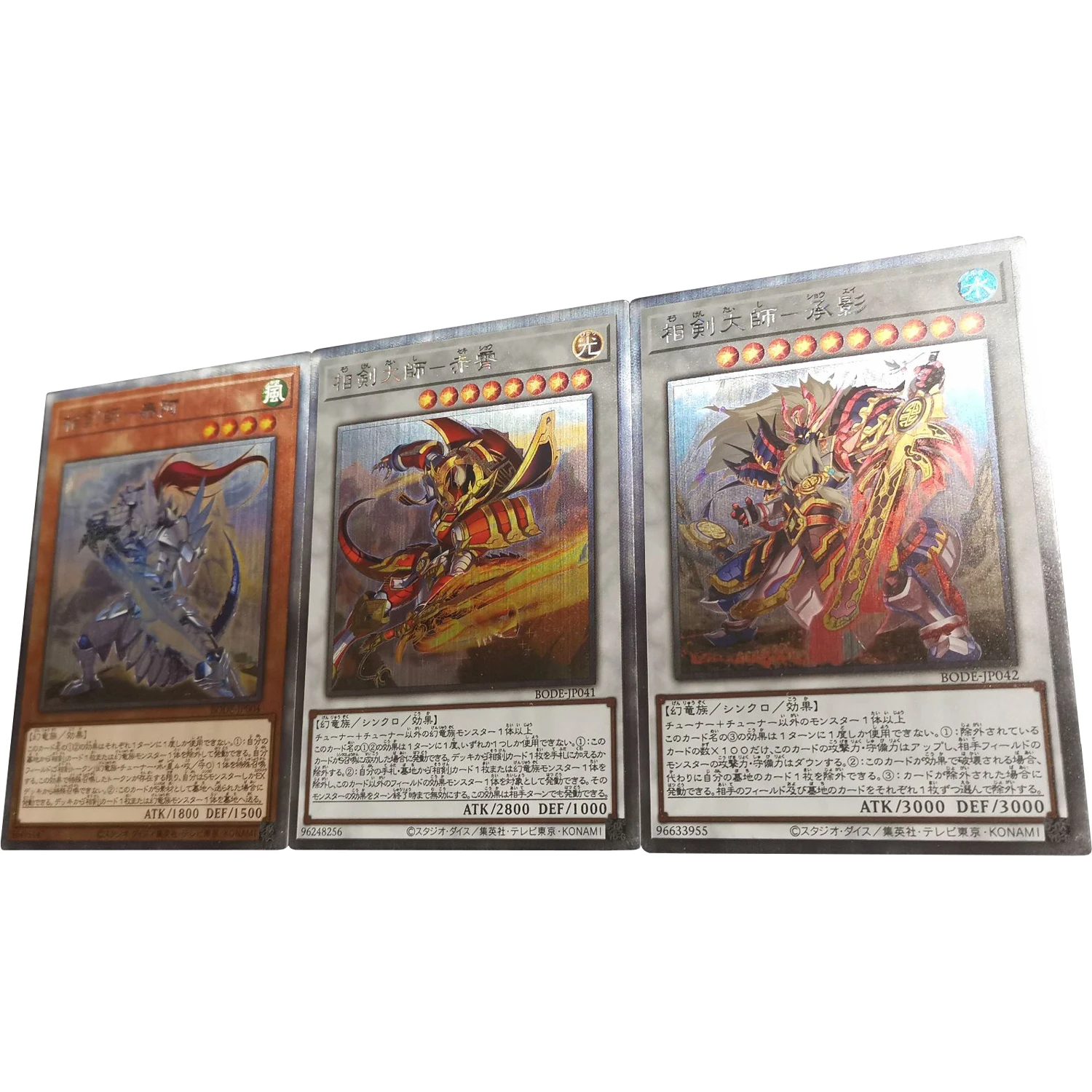 

3 шт./Набор Diy серии Yu-Gi-Oh Swordsoul Flash Card Swordsoul Grandmaster - Chixiao Аниме игровая коллекция карт Подарочная игрушка
