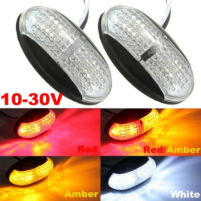 

12V/24V Car Trailer Truck Caravan RV Clearance Side Marker Indicator Light Lamp