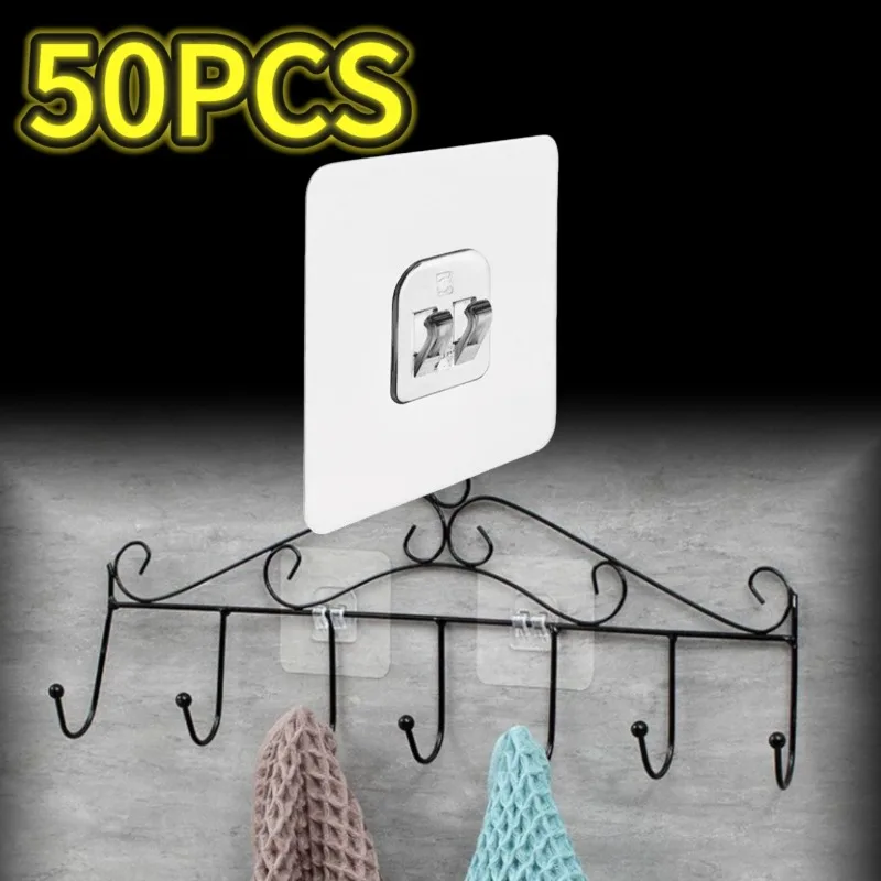 Adhesive Shower Caddy Hook and Soap Holder for Bathroom and Kitchen Storage