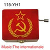 Wooden The Internationale hand Music Box Musical Box Gift For father mother family friends grandfather new year birthday gift 2