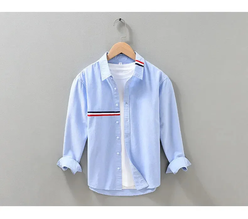 Description Picture 5 of itemSpring Aummer New Business Formal Shirts Men Dress Streetwear Slim Casual Long Sleeve Tuxedo Brand Clothing Tops