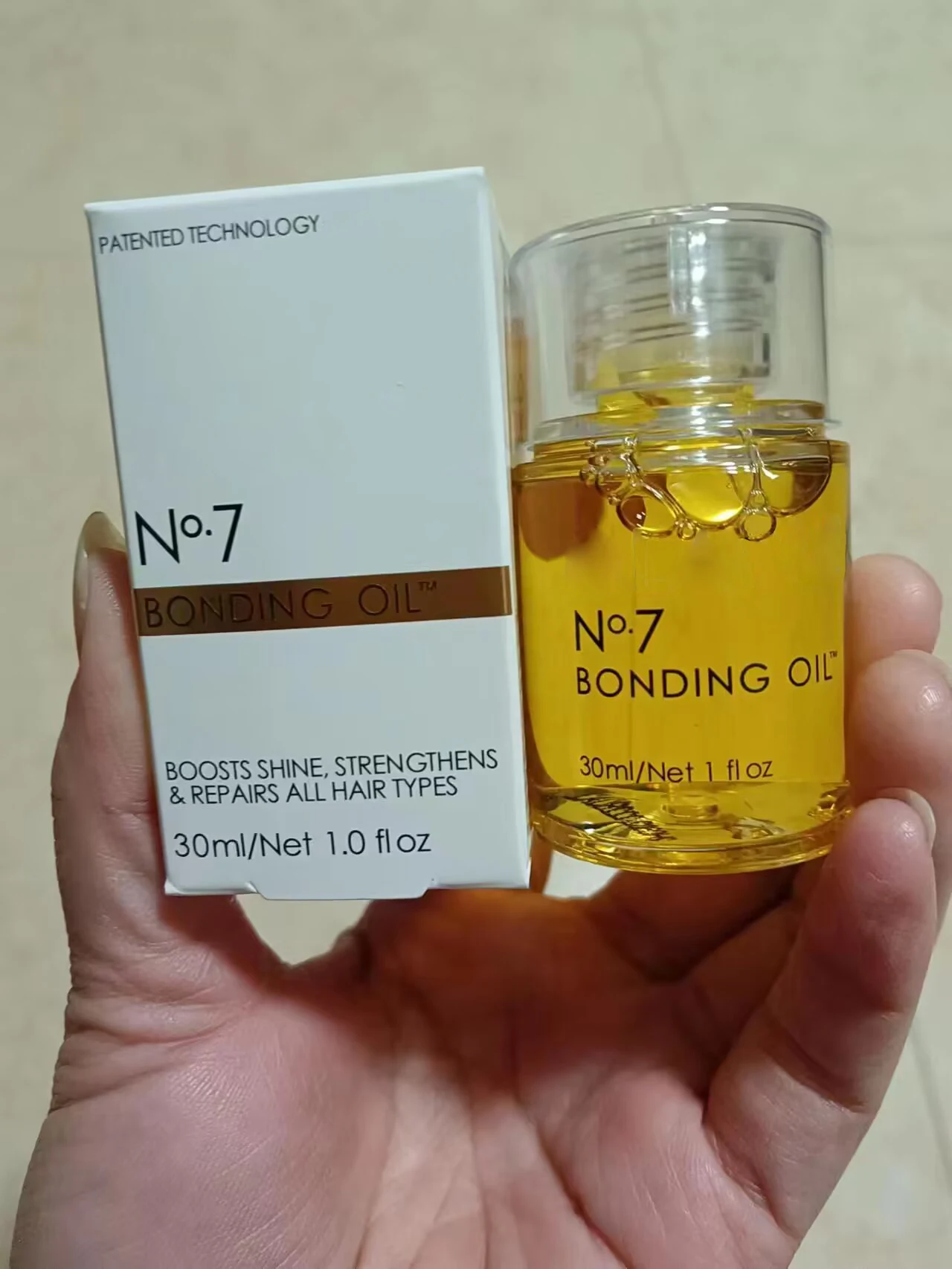 Hair Essence Oil 30ml No. 7 Bonding Oil Hair Care Repair Damaged Essential Oil Conditioners Increase Shine Softness Color Vibrancy Frizz