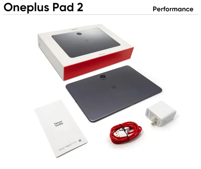 OnePlus Pad 2 Snapdragon 8 Gen 3 12GB+256GB Stroage 12.1