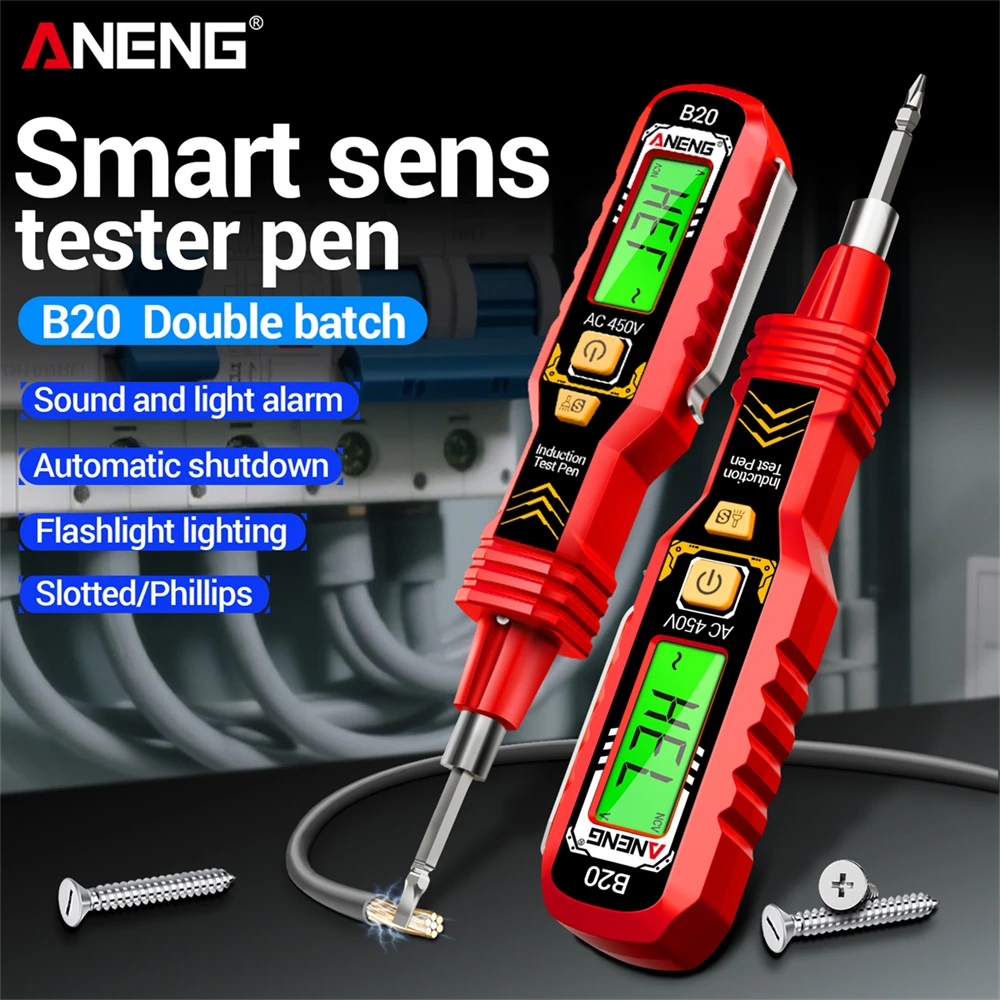 B20 Double Head Screwdriver β LED Voltage Tester Pen 1