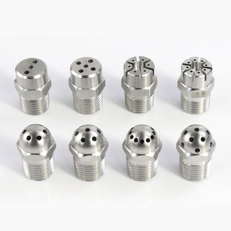 304 Stainless Steel Spraying Nozzle Washing Sprinkler Head Round Head 1/4" BSP Male Thread for Washing Cleaning Cooling pipe fitting,hose pipe fitting,spraying nozzle