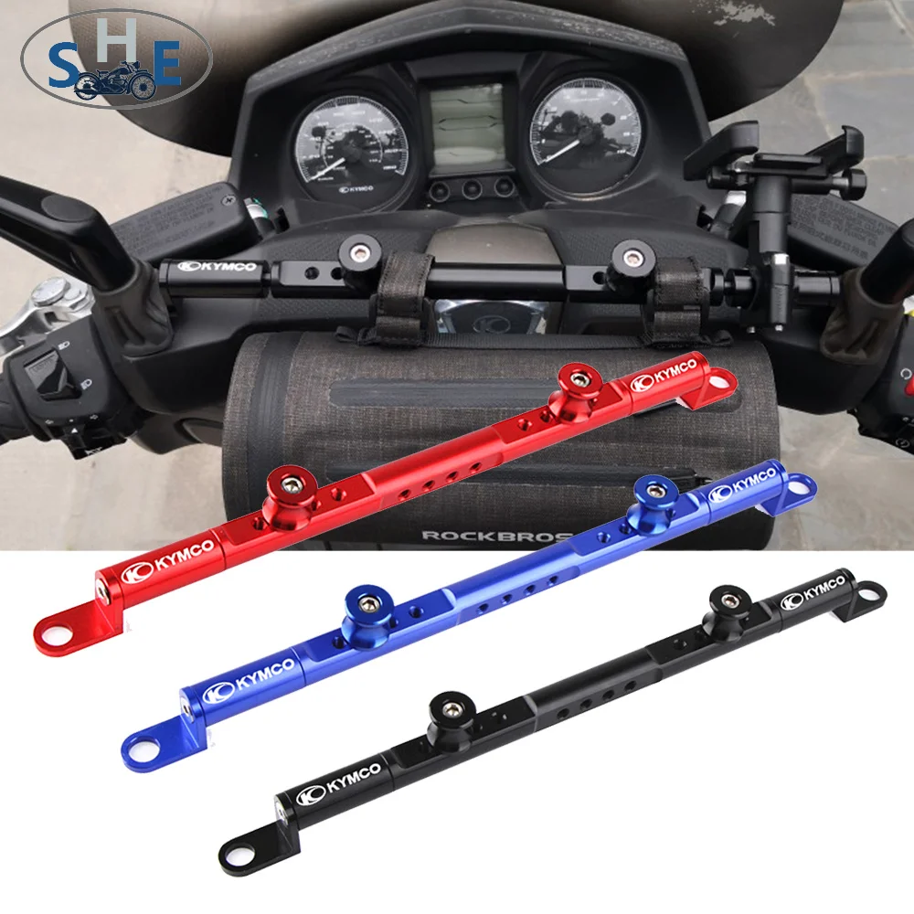 

For KYMCO Downtown 300/350i CK250T 300i XCITING 250/300/400/400S/500 K-XCT Motorcycle Steering Damper Balance Lever Cross Bar