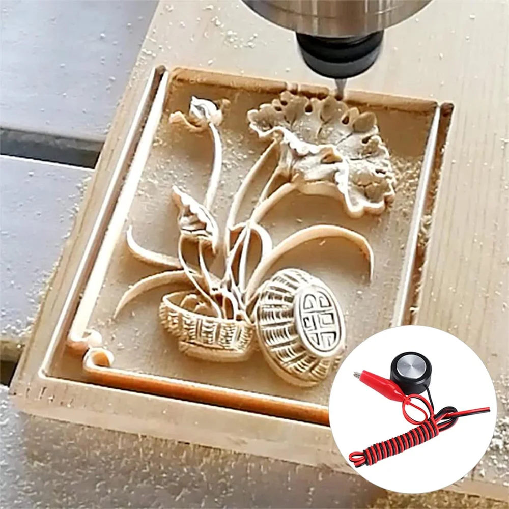 CNC Z Axis Router Mill Touch Plate Setting Probe Milling Engraving Machine Instrument Tool Zero Sensor DIY Engraving Hine Tools laser engraving machine wood router machine cnc engraving machine parts wood carving tools engraving machine handle