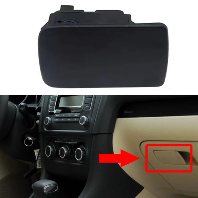 Auto Handschuh Box Schnalle Auto Konsole Abdeckung Riegel Innen Fangen Für  Volkswagen VW Golf 6/Alt Sagitar 1K1857077B Zubehör - AliExpress