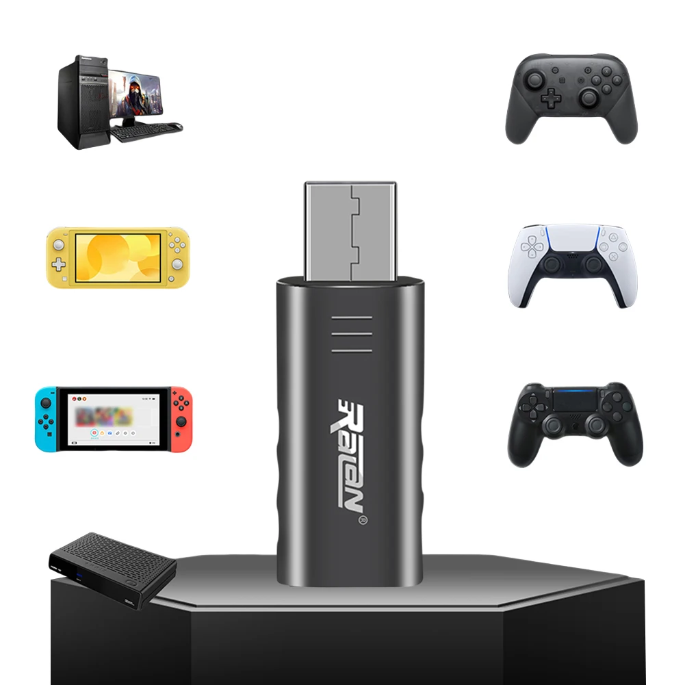 컨트롤러 PC 무선 어댑터 USB 수신기 블루투스 호환 5.3 컨트롤러 어댑터 컨트롤러용 무선 어댑터