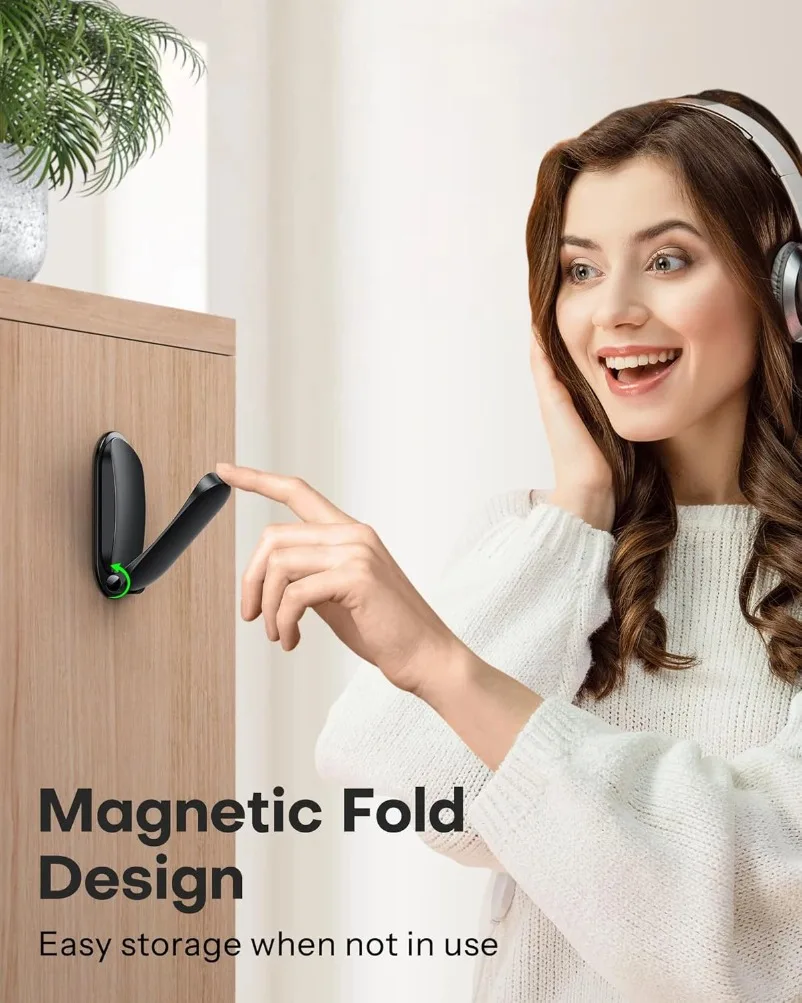 szkoston Folding Magnetic Headset Stand Gaming Headphone Stand