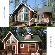  Customized Wooden House B & B Outdoor Antiseptic Wood Booth Cottage Farmhouse Wooden House Mobile Cabin Booth Customization 