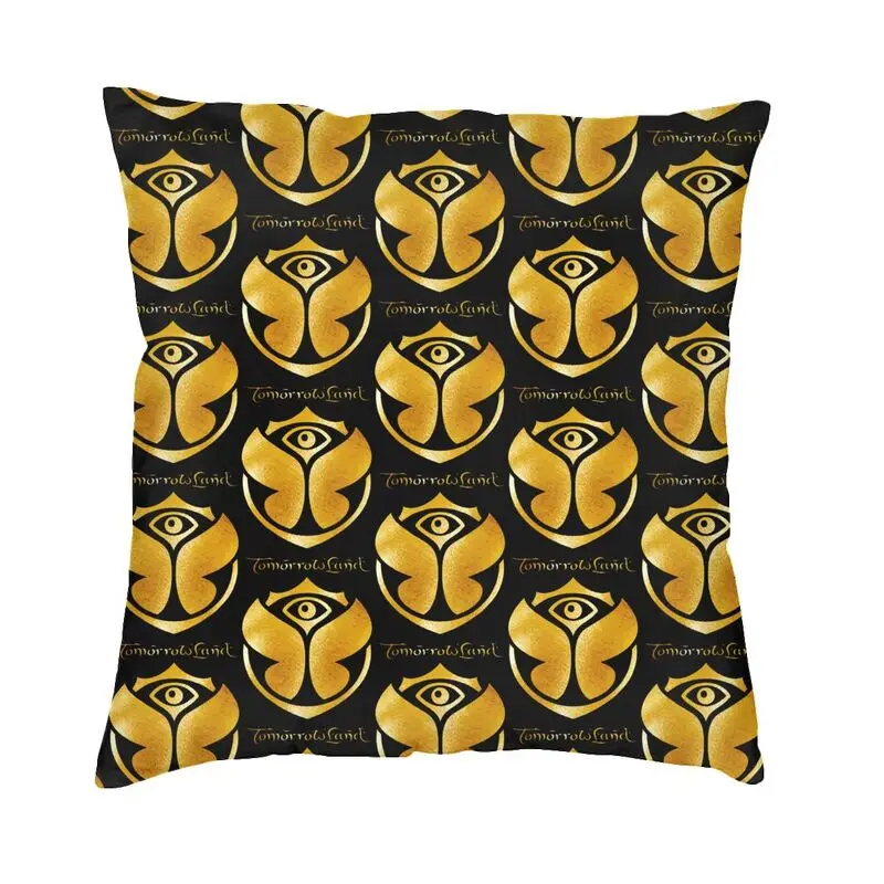 

Golden Tomorrowland Symbol Luxury Throw Pillow Covers Home Decorative Chair Cushion