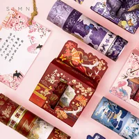 5 Rolls  New Washi Tape 2023 Hot Stamping Retro Tape DIY Stickers Retro Decorative Stickers  Washi Tapes 2