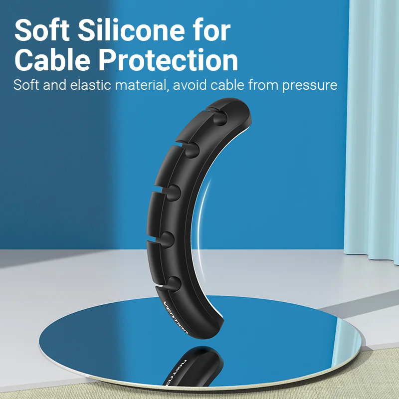 Desk Cable Organizer Silicone USB Cable Winder Desktop Car Management Clips for Data Headphone Earphone Mouse Wire Organizer,cable organizer