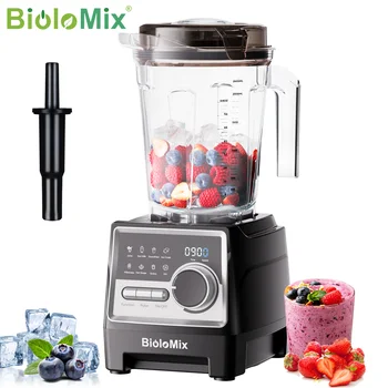 BioloMix 1500W Professional Blender With 2.6L BPA Free Jar With 6 Blades, 7 Preset Program for Smoothies, Shakes, Nut Milk 1