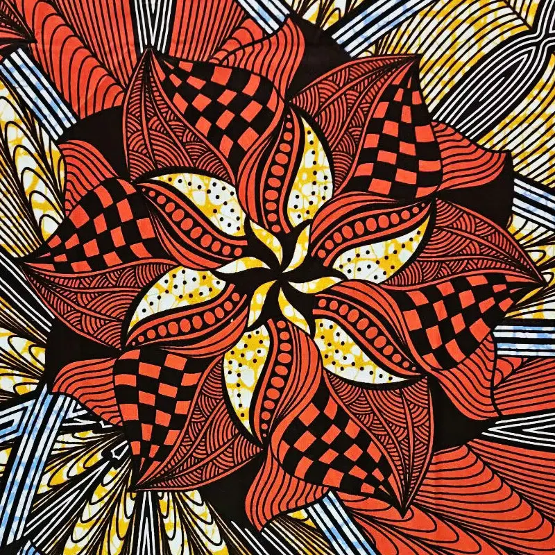 Item No.I1-5 Choose wax block printed fabric super cotton wax fabric