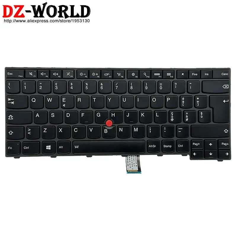 Teclado Italiano do Luminoso para Lenovo Thinkpad T460 T440 s p T450s T450 E431 E440 L440 L450 L460 L470 04y2743 04y0841 01ax327 - Imagem 2
