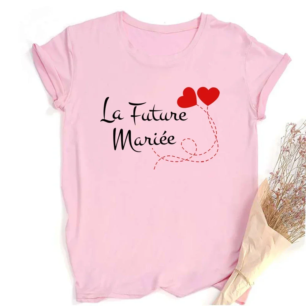 Friend Print Bachelorette Party T-shirt EVJF Team of The Bride T Shirt Outfitwedding Team Bride Witness Bridesmaid Tops Clothes 3