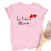 Friend Print Bachelorette Party T-shirt EVJF Team of The Bride T Shirt Outfitwedding Team Bride Witness Bridesmaid Tops Clothes 3